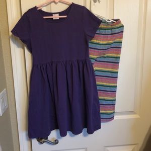 Colorful & fun top & capri eggings set